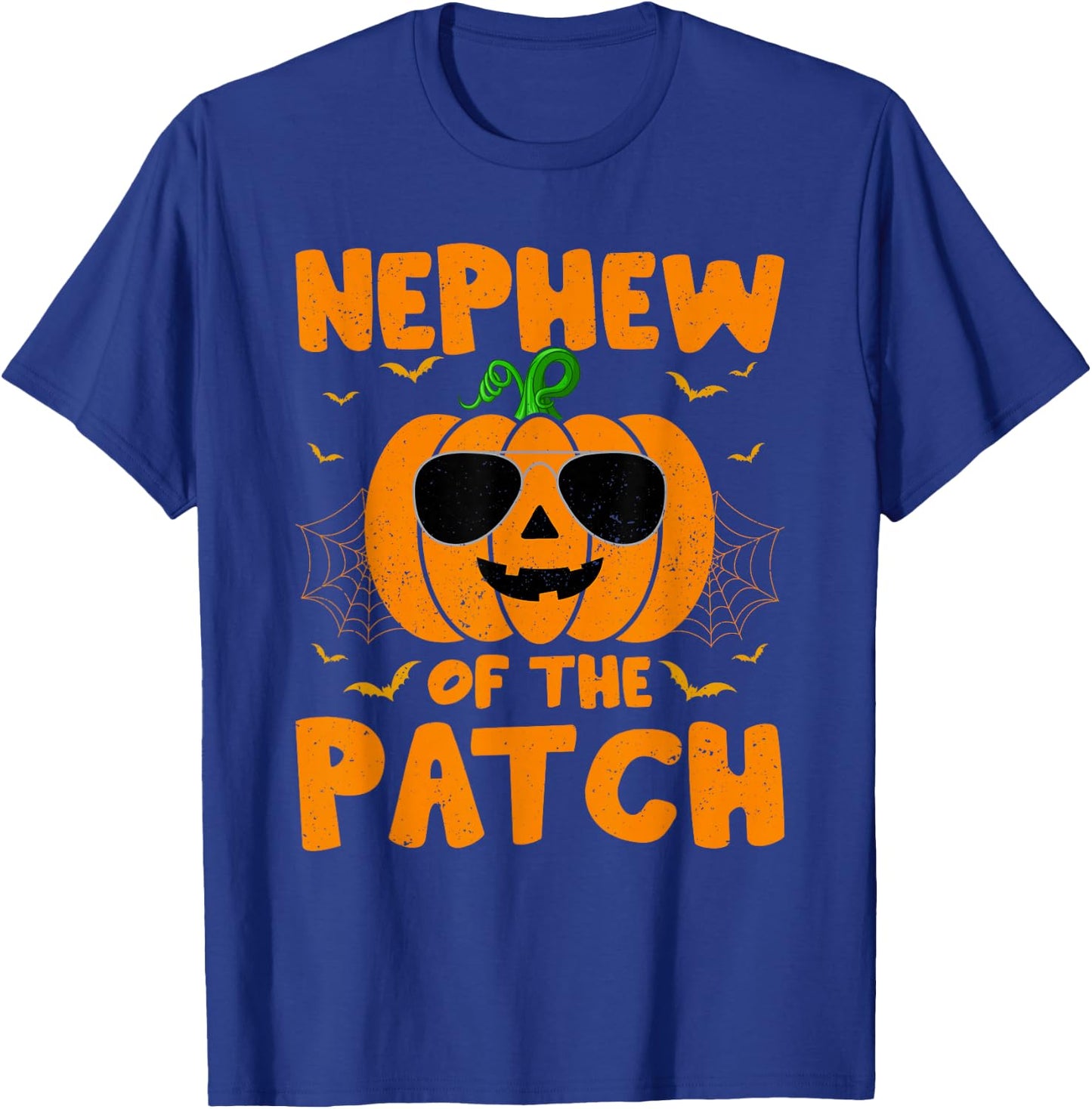 Pumpkin Nephew Of The Patch Family Group Costume Halloween T-Shirt - T-Shirt | Royal
