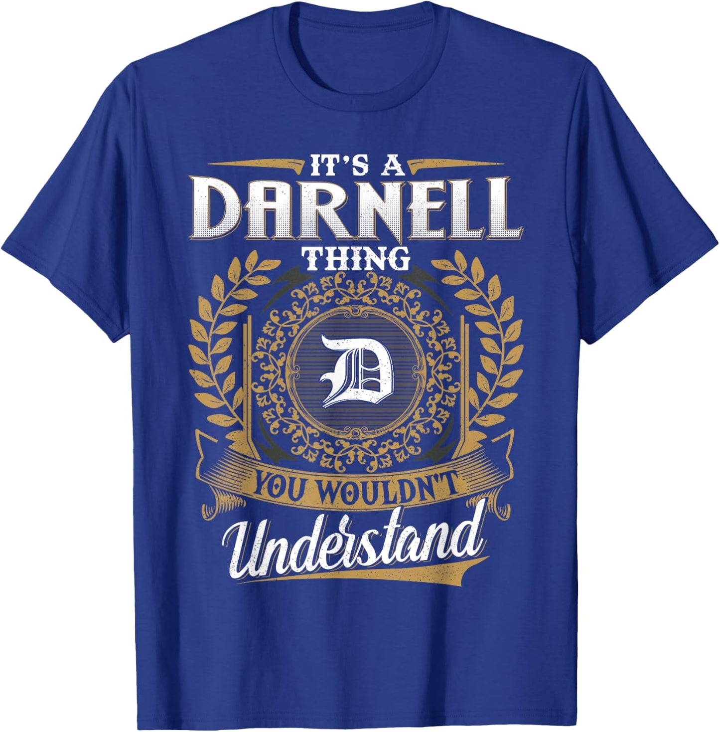 DARNELL Family - Last Name DARNELL Surname Personalized T-Shirt - T-Shirt | Royal