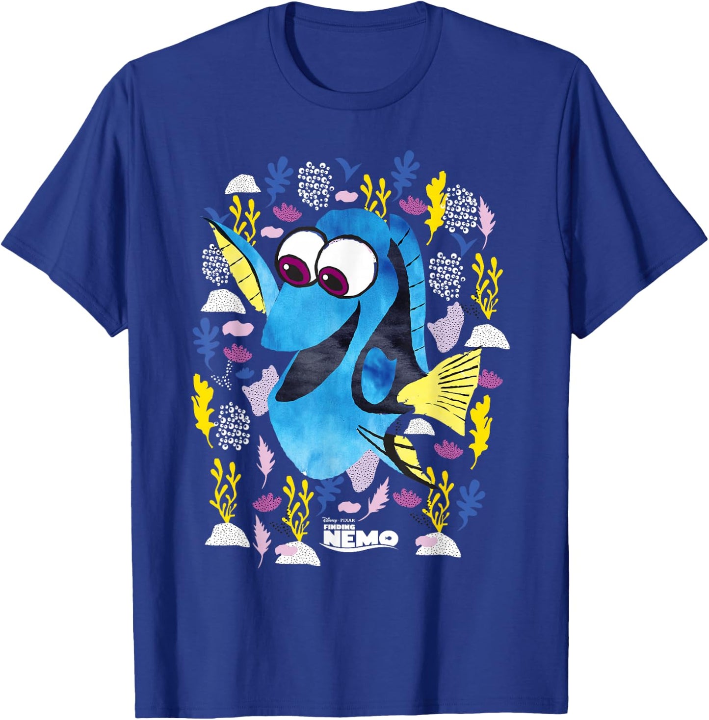 Disney PIXAR Finding Nemo Dory Just Keep Swimming T-Shirt - T-Shirt | Royal