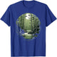 Asian Bamboo Forest Connection With Nature T-Shirt - T-Shirt | Royal