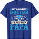 My Favorite Doctor Calls Me Papa - Funny Doctors Dad T-Shirt - T-Shirt | Royal