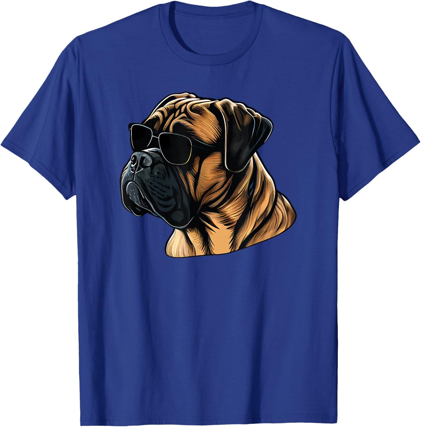 Dad Mom Cool Dog Sunglasses - Bullmastiff Women T-Shirt - T-Shirt | Royal