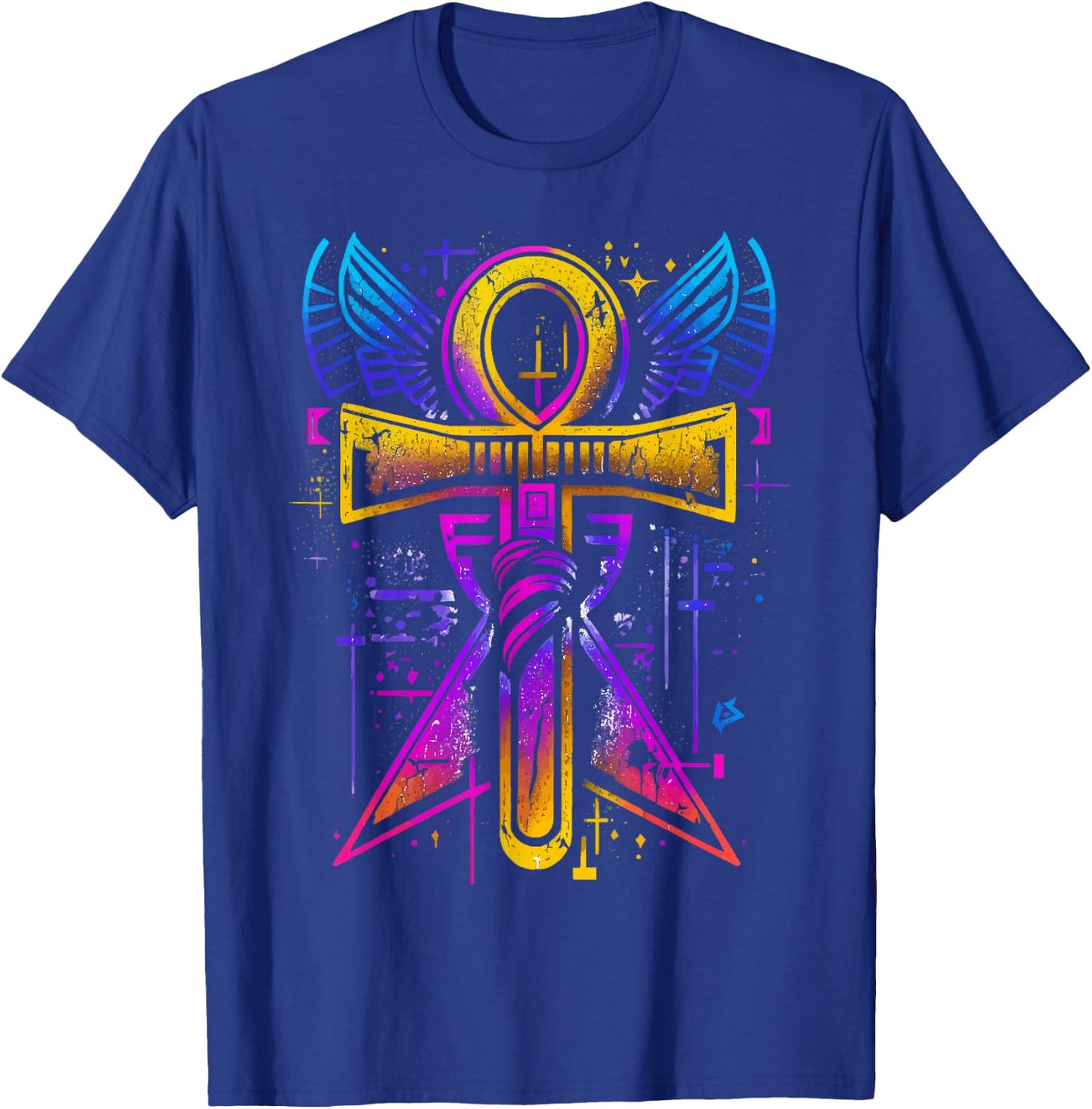 Ankh Symbol Ancient Egyptian Key Of Life Egypt Hieroglyphic T-Shirt - T-Shirt | Royal