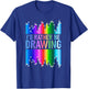 Sketchy, Artist, Art Lover, Colouring Pencils T-Shirt - T-Shirt | Royal