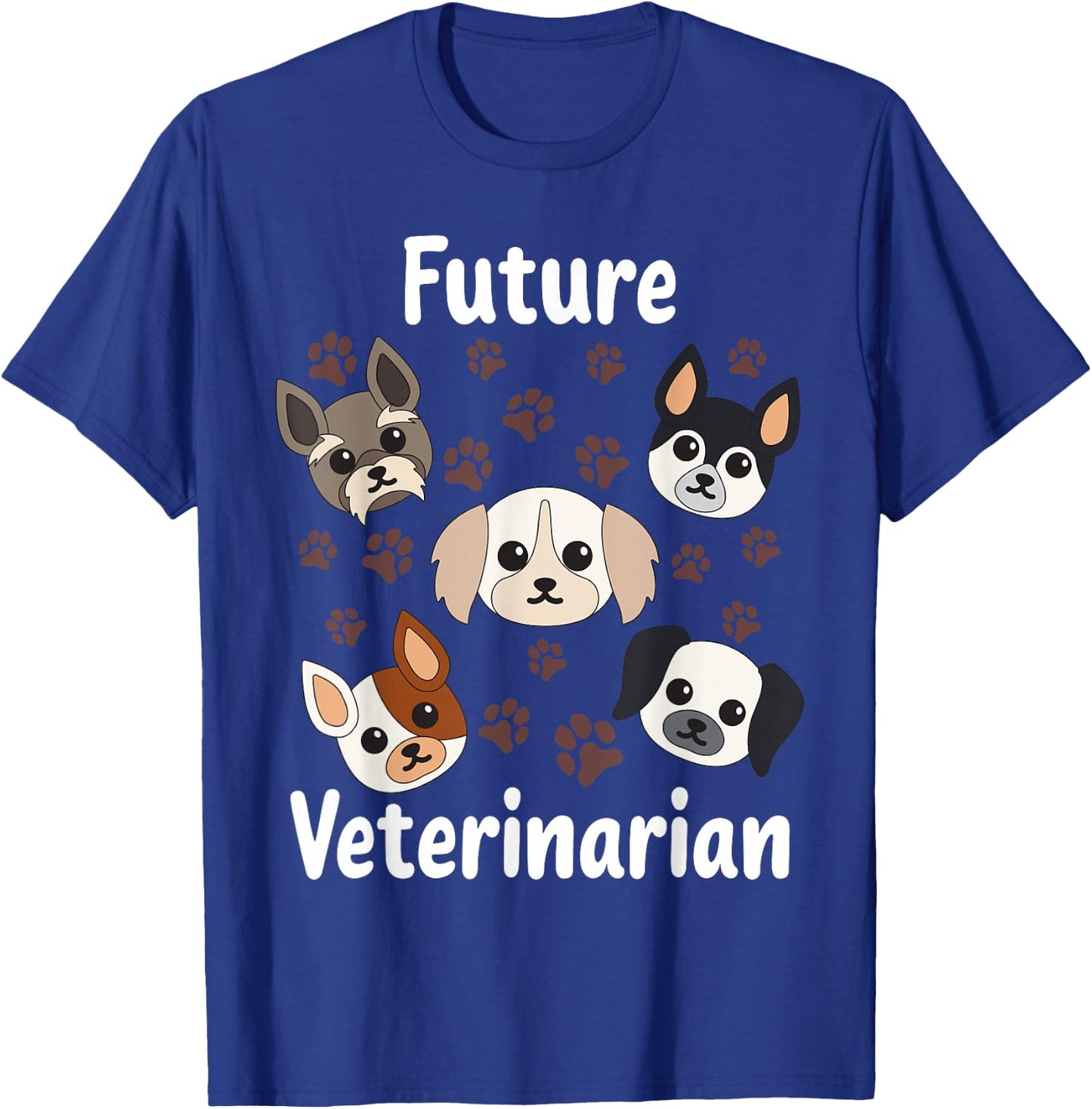 Cool Soon To Be Animal Doctor Boys Girls Funny Future Veterinarian Outfit | Cute Aspiring Vets Kids T-Shirt - T-Shirt | Royal