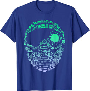 Paintball Shirt Paintball Party Gear Accessories Paintball T-Shirt - T-Shirt | Royal