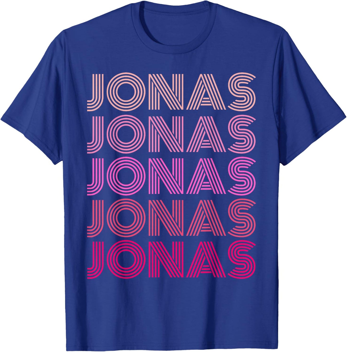 Jonas Vintage Retro Pink T-Shirt - T-Shirt | Royal