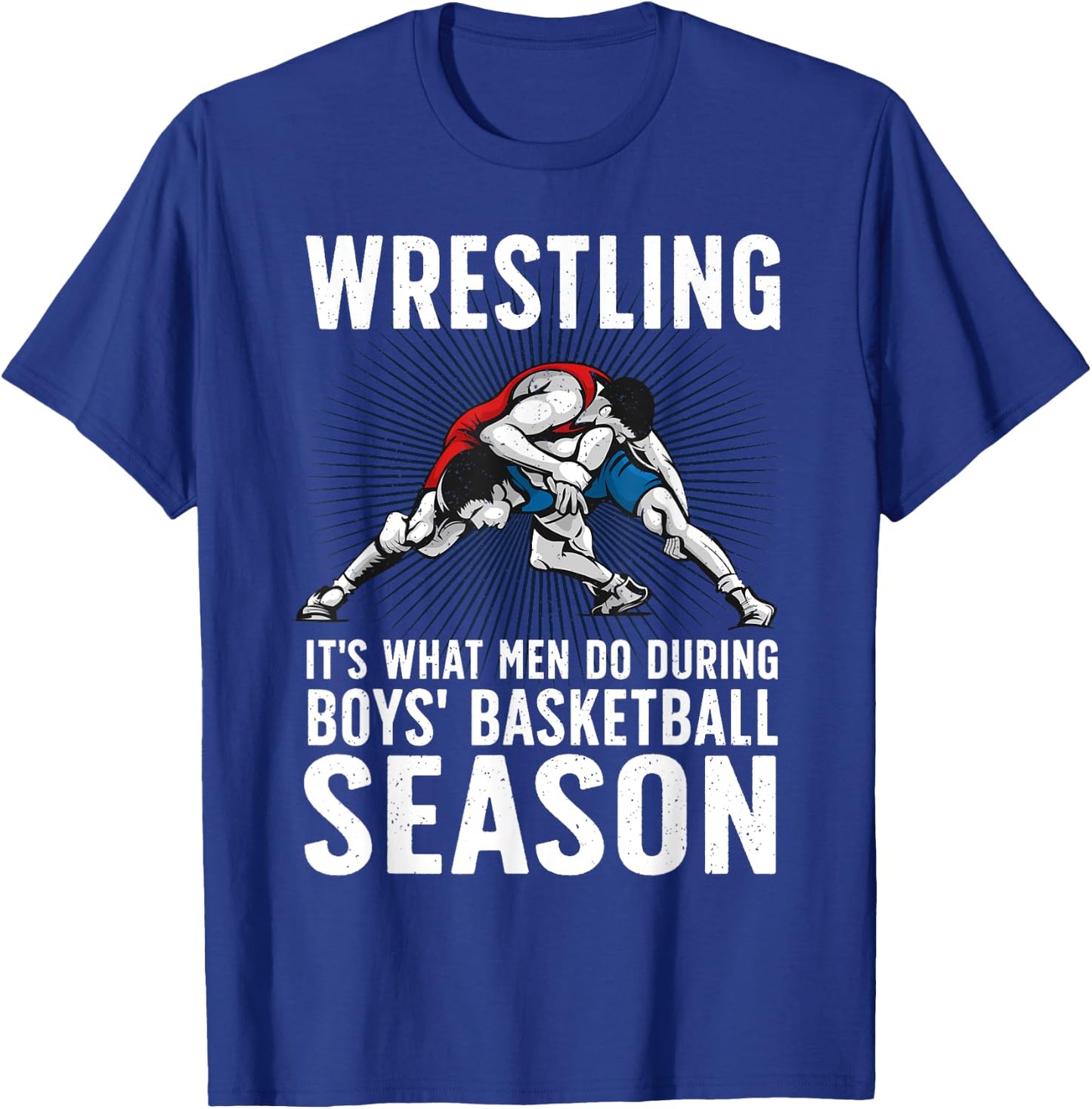Cool Wrestling Art Boys Wrestle Wrestler Wrestling T-Shirt - T-Shirt | Royal