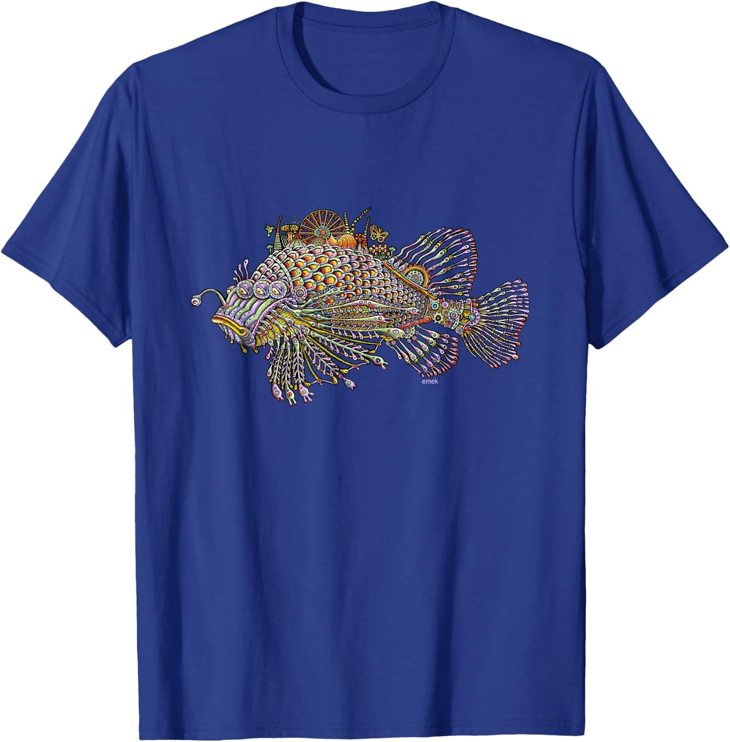 Fish - by Emek Artman T-Shirt - T-Shirt | Royal