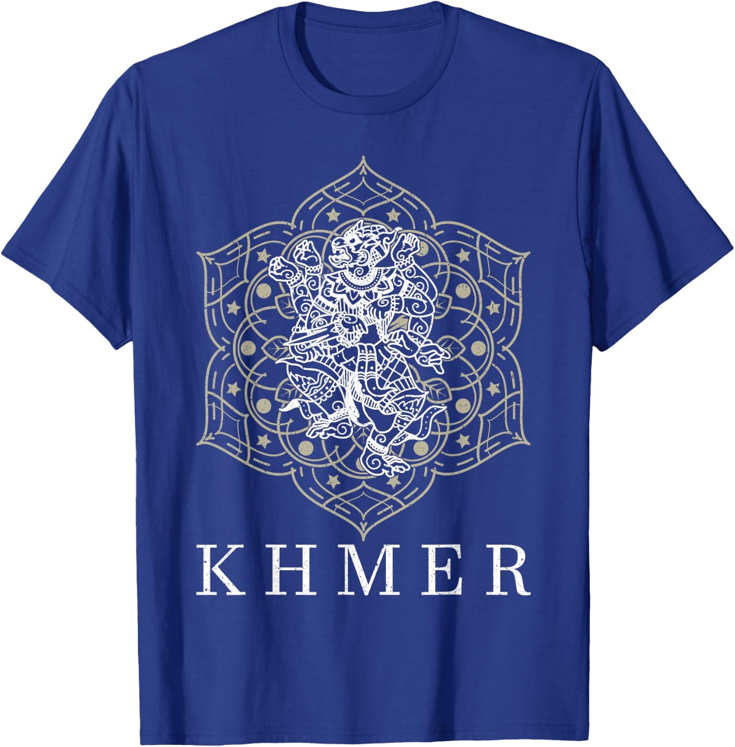 Hanuman Hindu Hinduism Khmer Cambodia Ramayana Mahabharata T-Shirt - T-Shirt | Royal