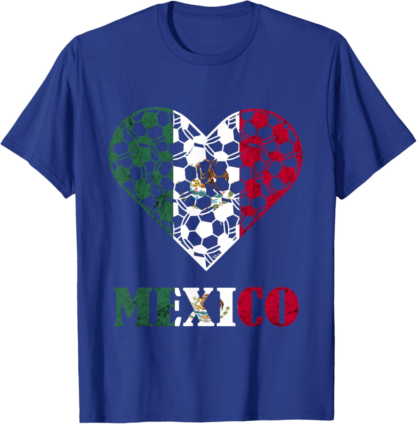 Mexico Mexican Soccer Team Mexican Pride Mexico Soccer T-Shirt - T-Shirt | Royal