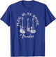Fender Guitar Plug Play Rock Centered T-Shirt - T-Shirt | Royal
