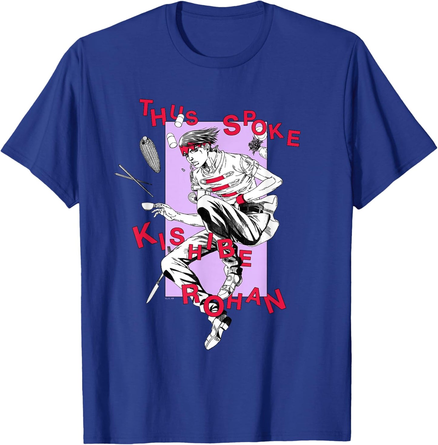 Thus Spoke Kishibe Rohan Rohan with Floating Logo T-Shirt - T-Shirt | Royal