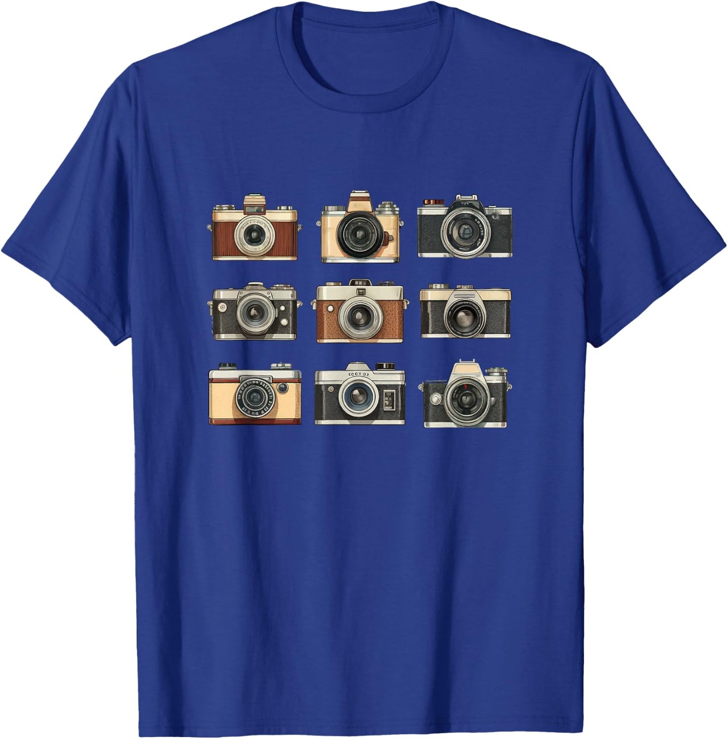 Vintage Camera Photography T-Shirt - T-Shirt | Royal
