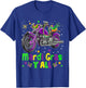 It's Mardi Gras Y'all Funny Motorcycle Masked Jester Hat T-Shirt - T-Shirt | Royal