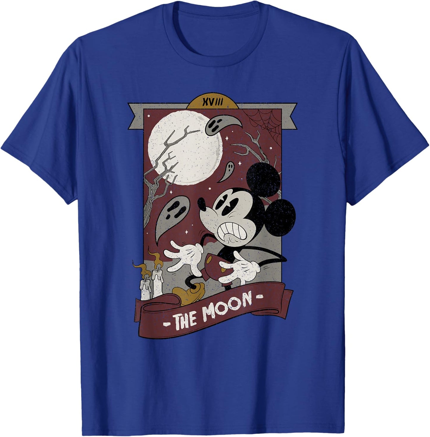 Disney Mickey and Friends Halloween Mickey Spooky Tarot T-Shirt - T-Shirt | Royal