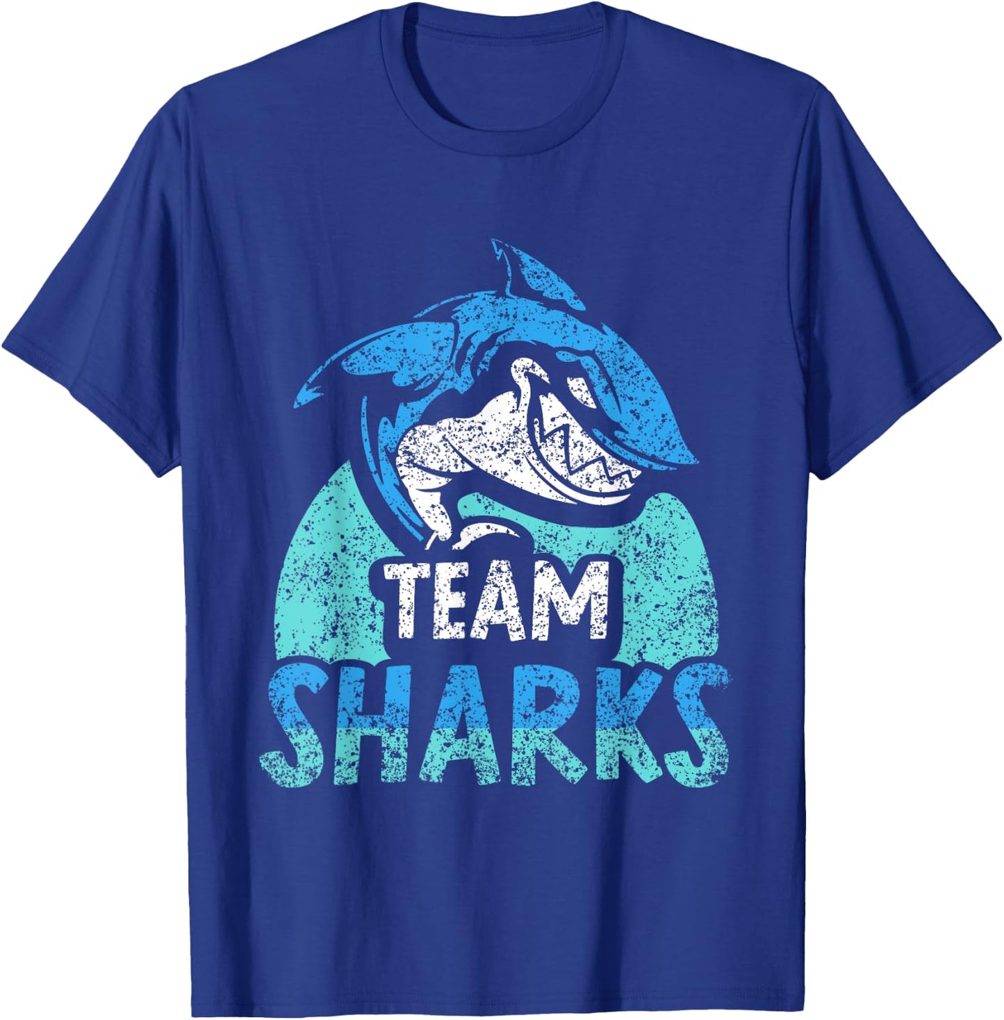Team Sharks Teeth Shark Lover Animal T-Shirt - T-Shirt | Royal