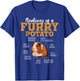 Funny Guinea Pig Shirts - Anatomy Of A Furry Potato - Guinea Pig Animal Rodent Lover - Women's Black Short Sleeve Classic Fit Cotton 60% Polyester 40% - Small T-Shirt - T-Shirt | Royal