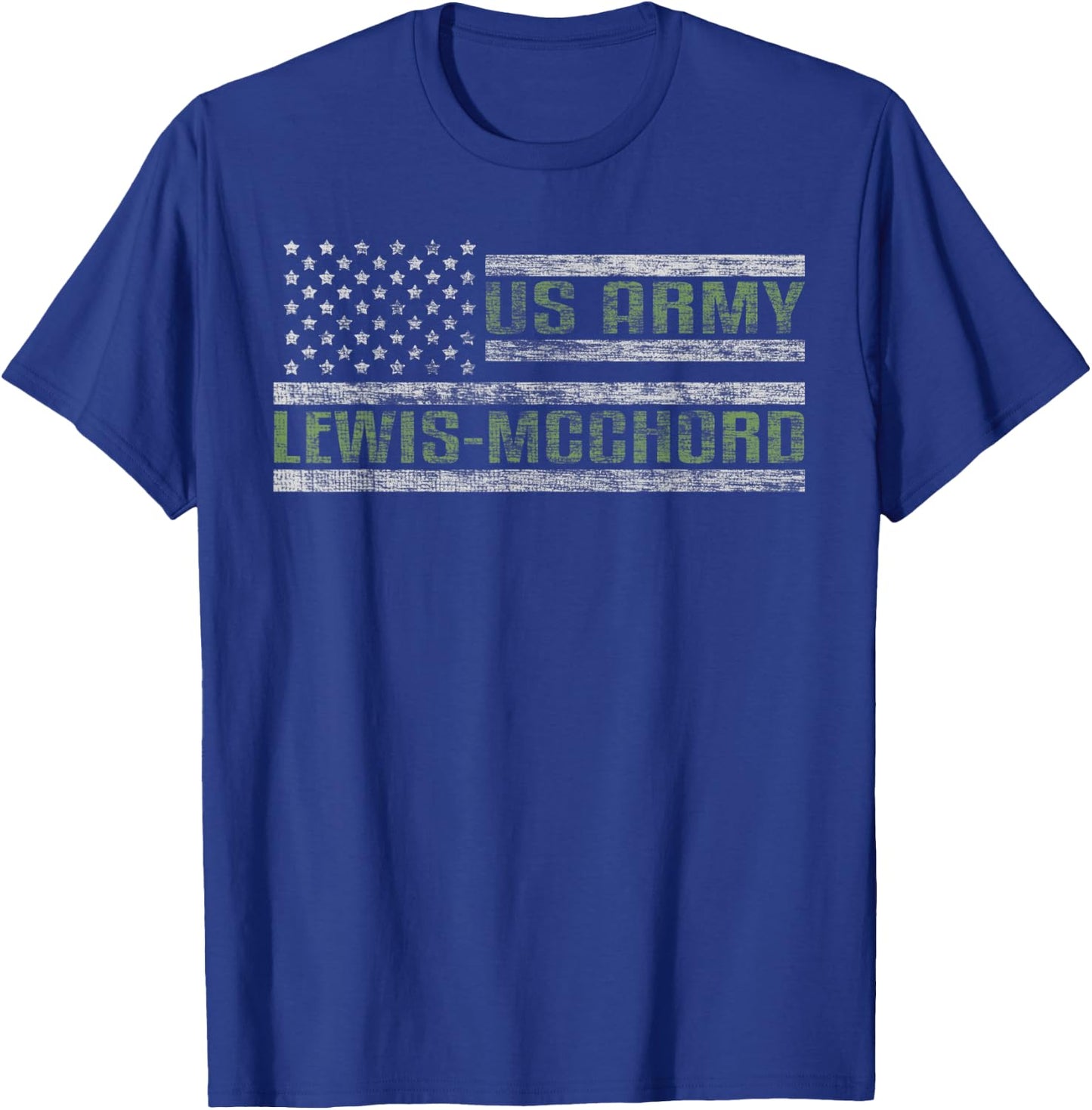 Lewis–McChord US Army Garrison United States Military Base T-Shirt - T-Shirt | Royal