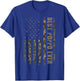 Best Poppo Ever Camouflage American Flag Father's Day T-Shirt - T-Shirt | Royal