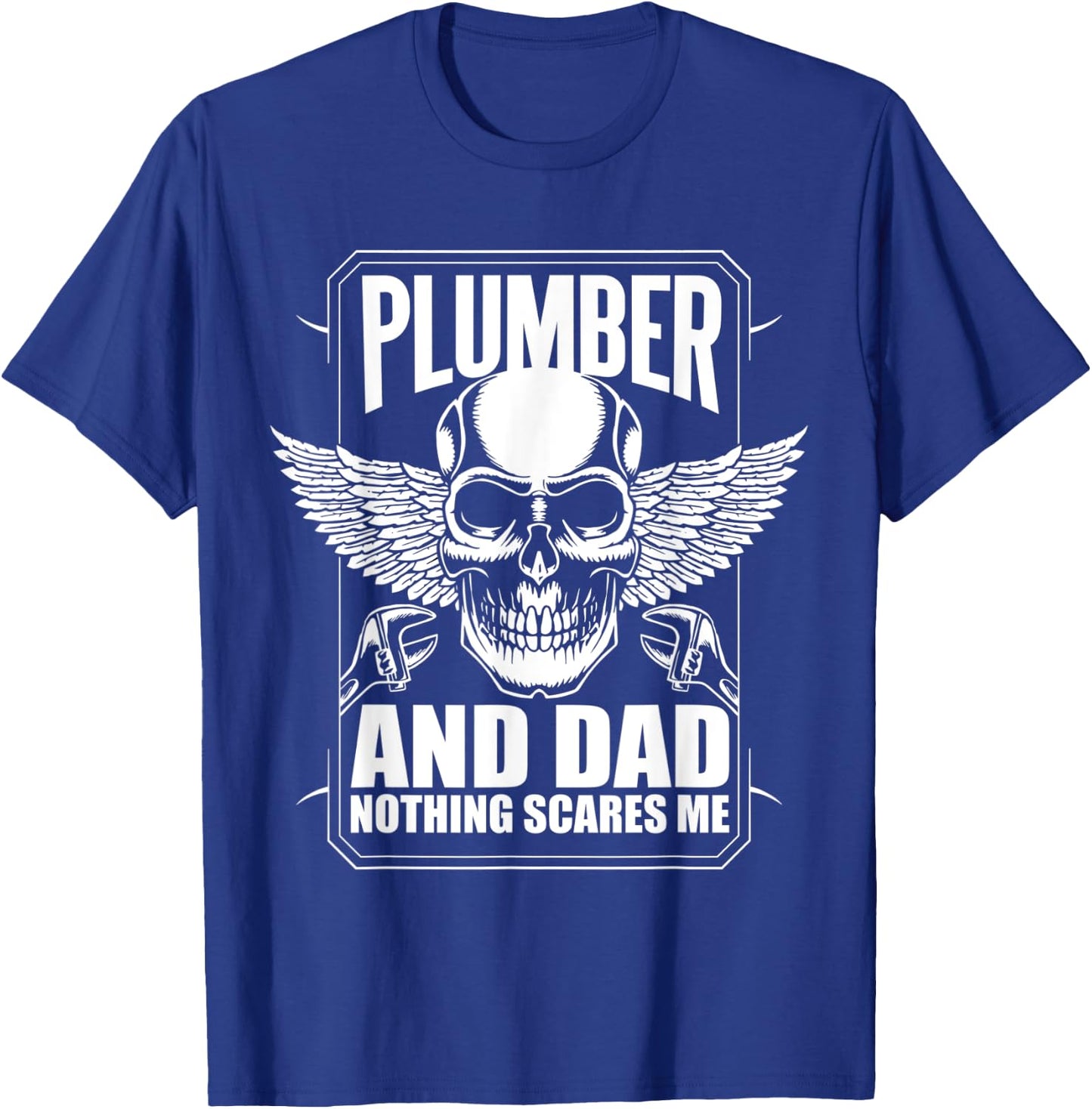 Plumber And Dad T-Shirt - T-Shirt | Royal