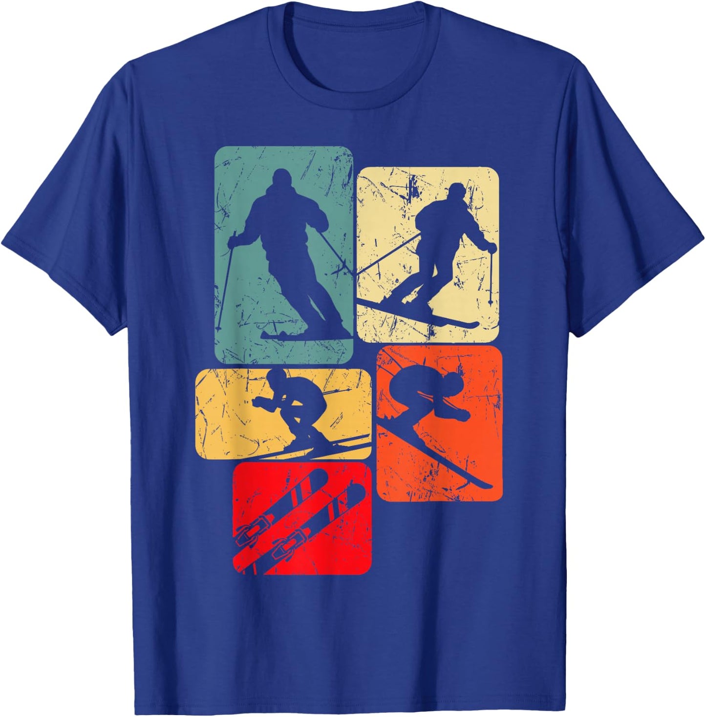 Skiing T-Shirt - T-Shirt | Royal