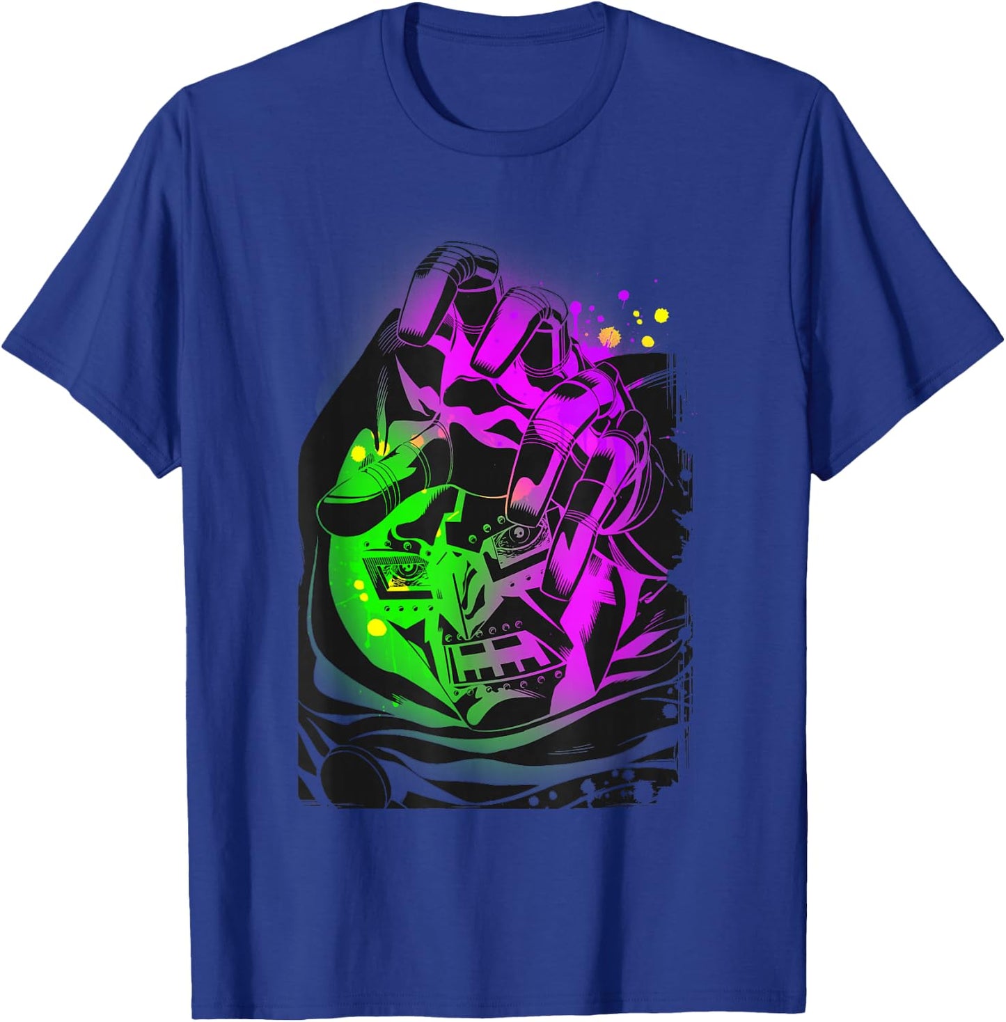 Marvel Fantastic Four Doctor Doom Color Pop Portrait T-Shirt - T-Shirt | Royal