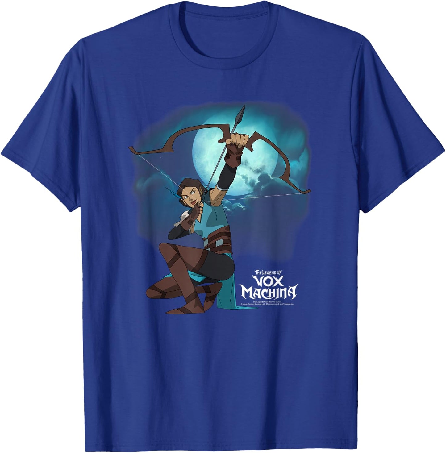 The Legend of Vox Machina Vex with Bow and Arrow T-Shirt - T-Shirt | Royal