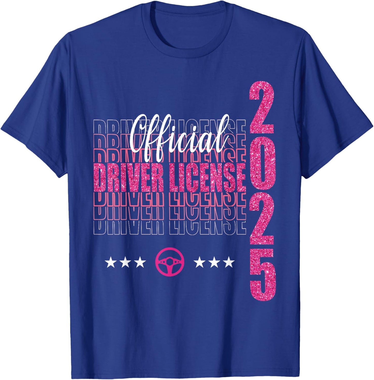 Driving test passed | New Driver | Driver's license passed T-Shirt - T-Shirt | Royal