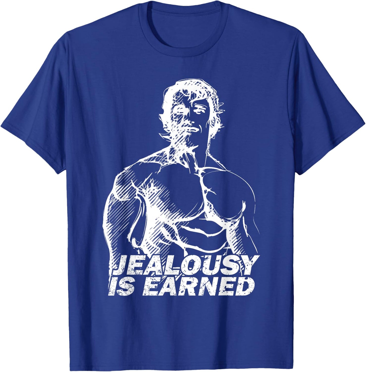 Bodybuilding Gym Inspiration Arnold Old School Golden Era T-Shirt - T-Shirt | Royal