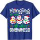 Hanging With My Infusion Nurse Snowmies Christmas Nursing T-Shirt - T-Shirt | Royal