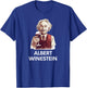 Wine Lover Funny Albert Winestein Physics Teacher T-Shirt - T-Shirt | Royal