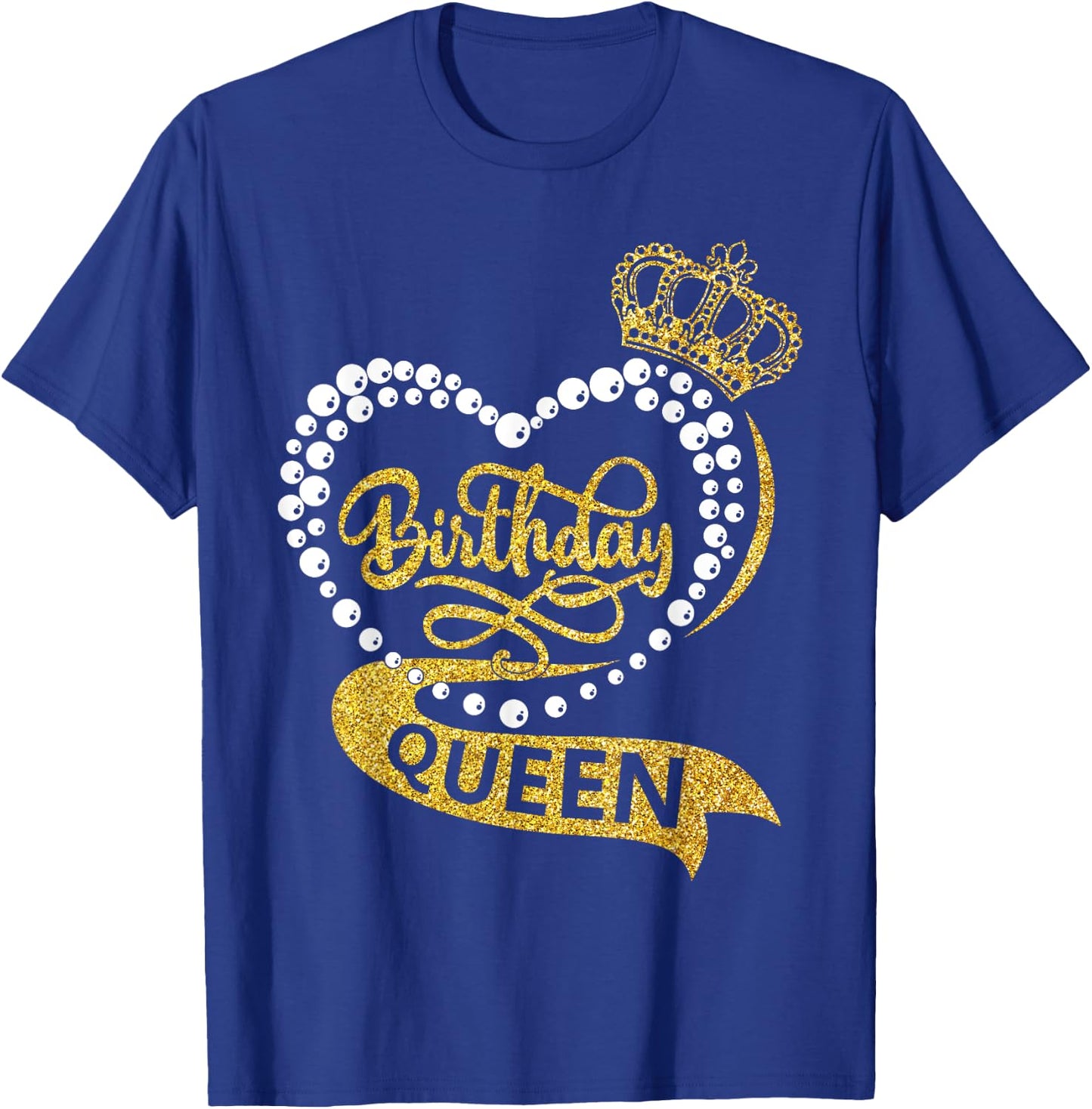 Birthday Queen Squad It's My Birthday Women Girl Matching T-Shirt - T-Shirt | Royal