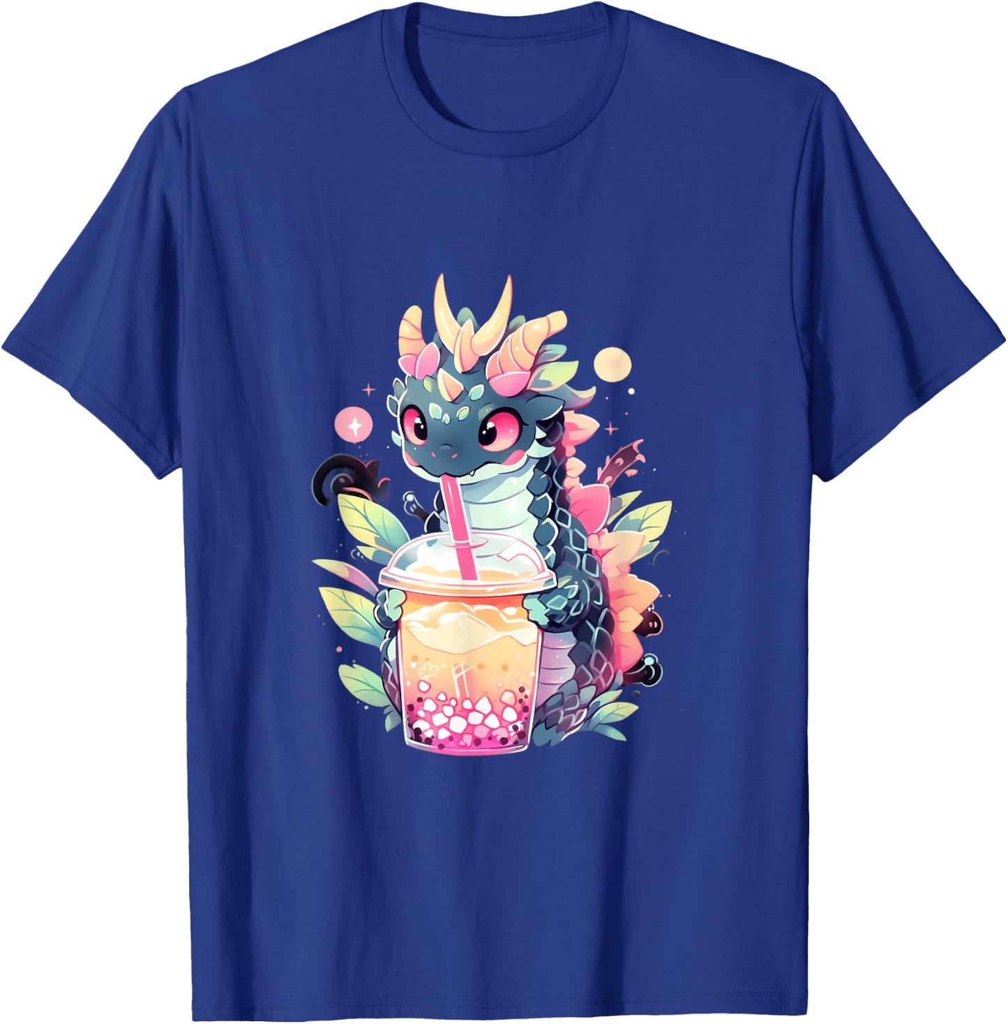Dragon Boba Tea Bubble Tea Anime Kawaii T-Shirt - T-Shirt | Royal