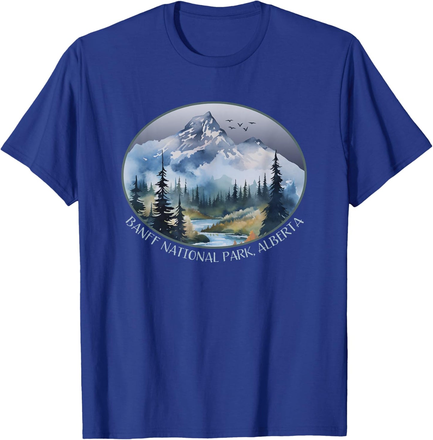 Banff National Park, Alberta, Canada Canadian Rockies T-Shirt - T-Shirt | Royal