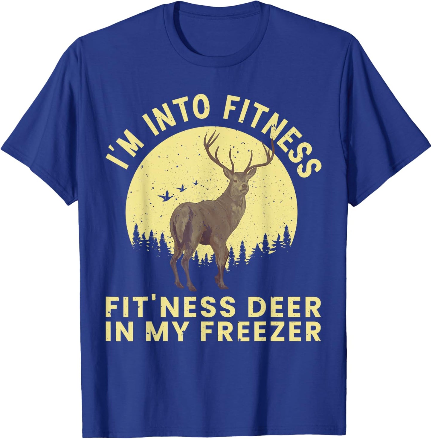 Funny Deer Hunting Art Women Wildlife Hunter Hunting T-Shirt - T-Shirt | Royal