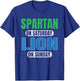 Spartan on Saturday Lion on Sunday Funny Motivation Vintage T-Shirt - T-Shirt | Royal