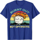 Camping Marshmallow Burnt Out Optimistic Camp Men Women Kids T-Shirt - T-Shirt | Royal