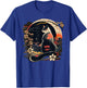 Kawaii Cat Anime Japanese Retro Men Women Kids Funny Cat T-Shirt - T-Shirt | Royal