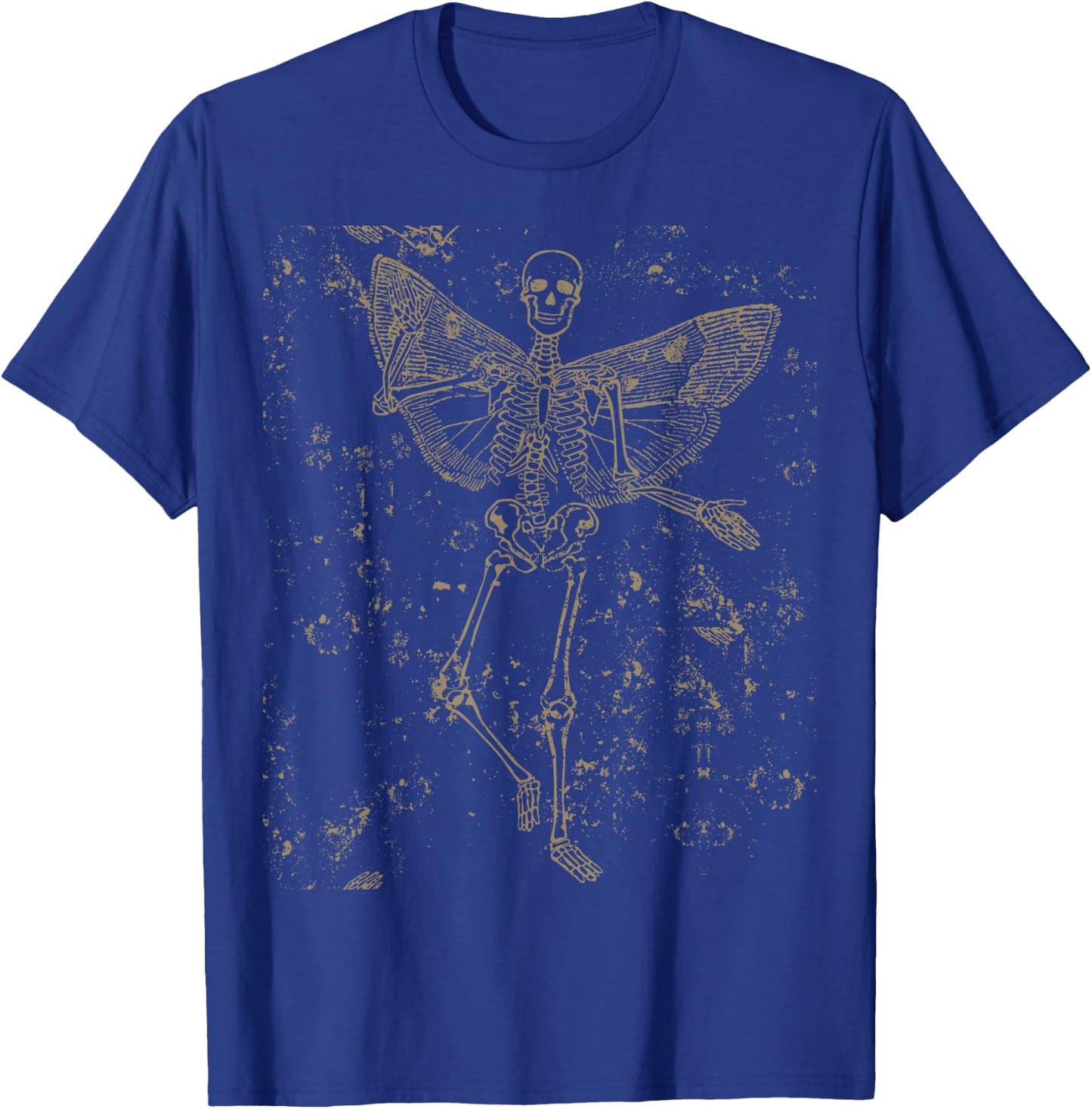 Fairy Grunge Goth Butterfly Skeleton Fairycore T-Shirt - T-Shirt | Royal