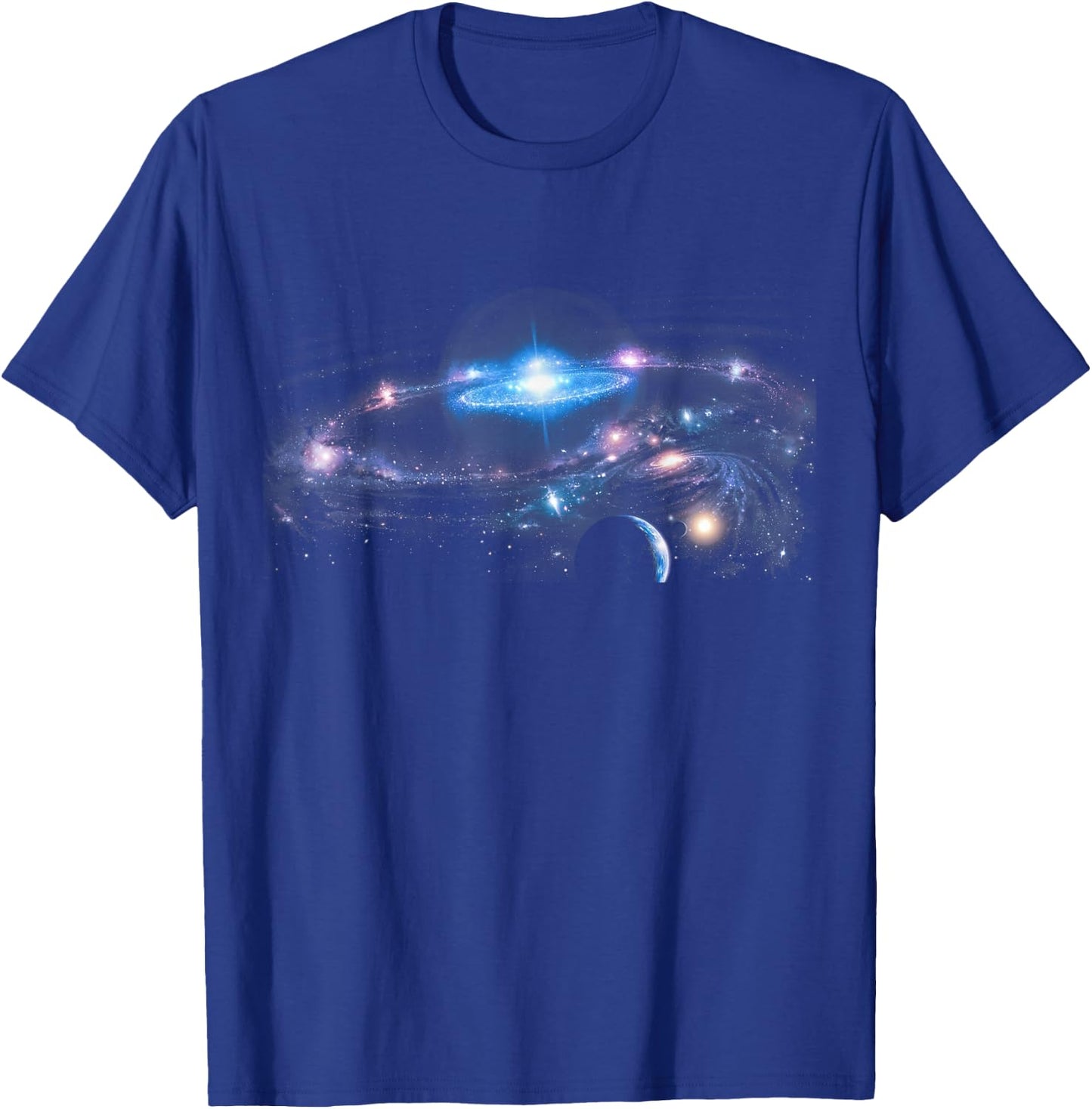 Universe Galaxy Sky Black Hole Physics Science Space Teacher T-Shirt - T-Shirt | Royal
