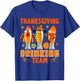 Thanksgiving Drinking Team Three Glasses of Beer Turkey T-Shirt - T-Shirt | Royal