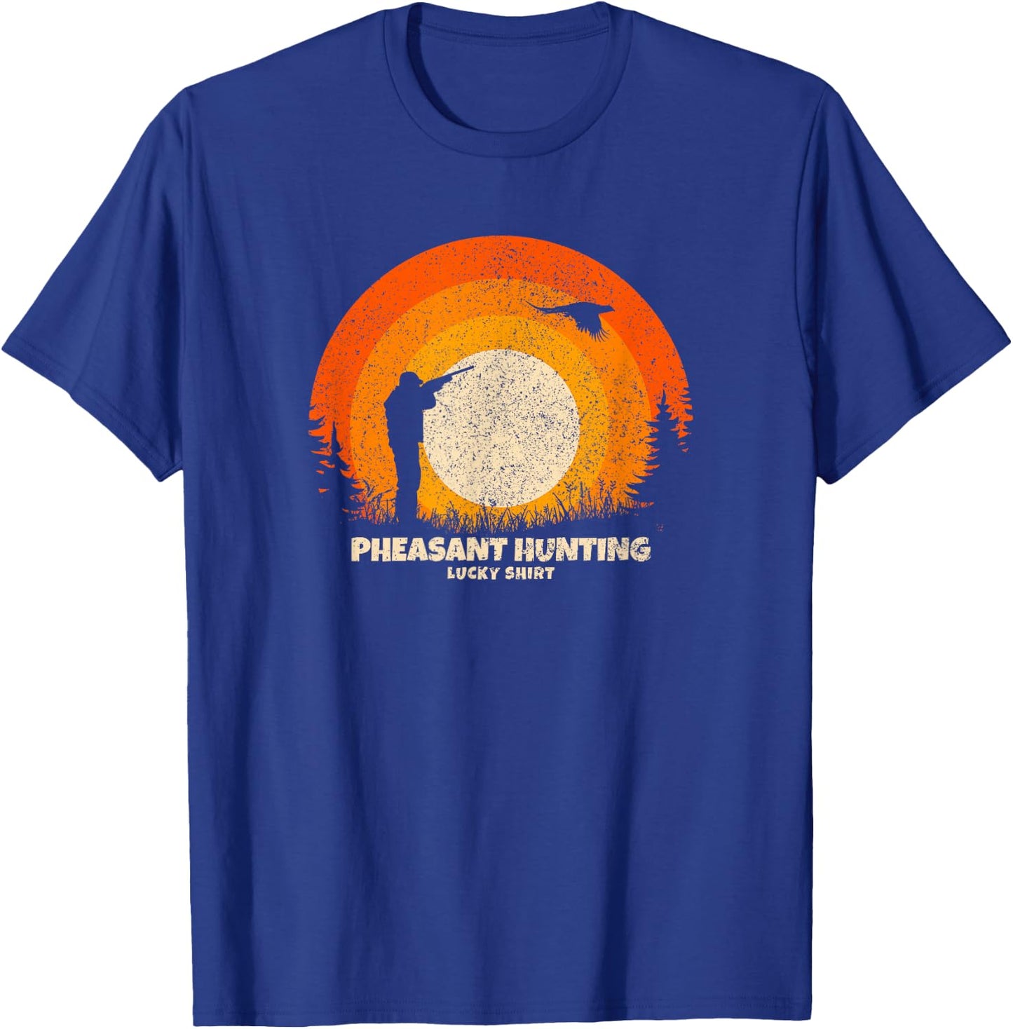 Pheasant Hunter Lucky Charm Pheasant Hunting T-Shirt - T-Shirt | Royal