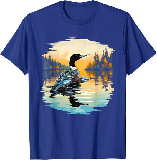 Retro Style Loon T-Shirt - T-Shirt | Royal