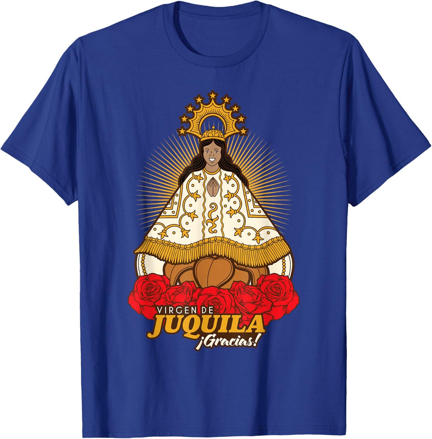 Virgen de Juquila, Nuestra Señora Inmaculada, Oaxaca Mexico T-Shirt - T-Shirt | Royal