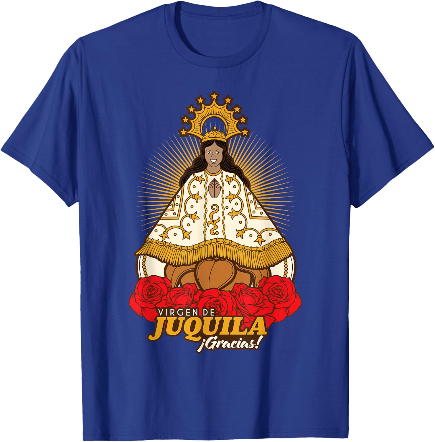 Virgen de Juquila, Nuestra Señora Inmaculada, Oaxaca Mexico T-Shirt - T-Shirt | Royal
