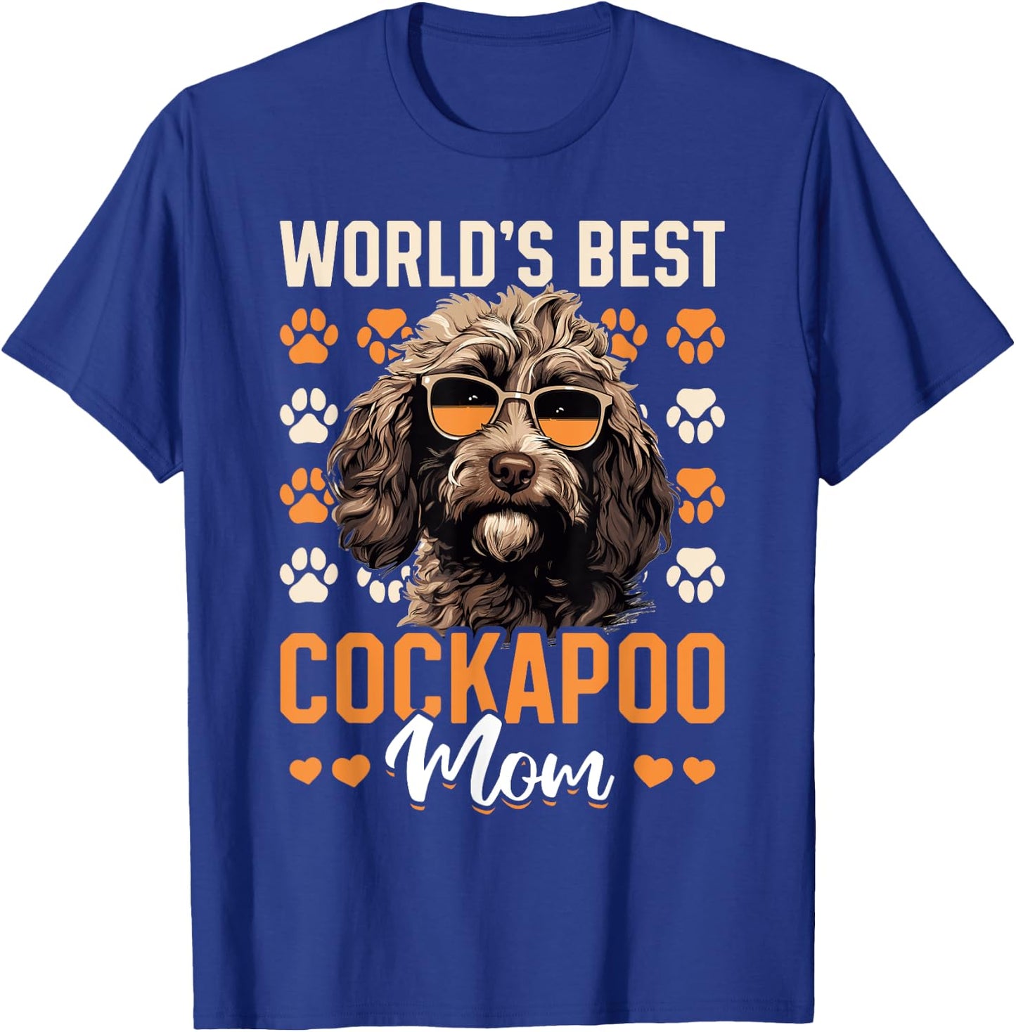 Cockapoo Dog Breed Pet World's Best Cockapoo Mom Women Kids T-Shirt - T-Shirt | Royal