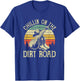 Chillin On The Dirt Road Western Life Rodeo Country Music T-Shirt - T-Shirt | Royal