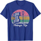 Retro Vintage Love To Stir Things Up Cook Mom Chef Baker T-Shirt - T-Shirt | Royal