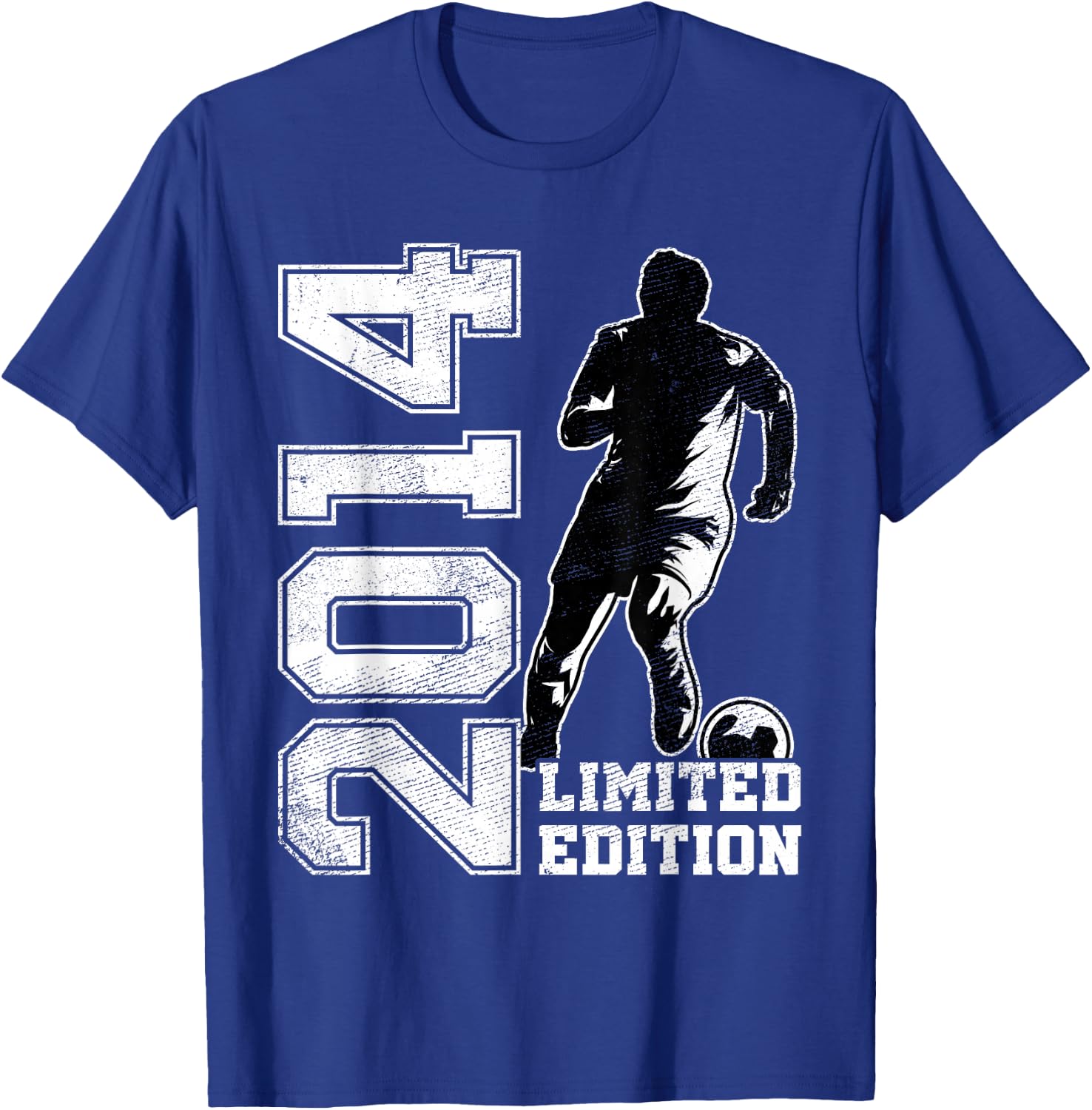 11th Birthday Soccer Limited Edition 2014 11 Years Old T-Shirt - T-Shirt | Royal